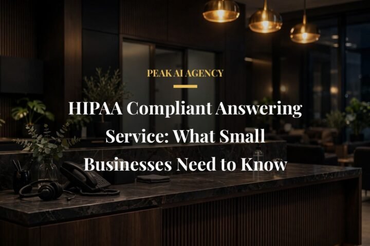 HIPAA compliant answering service for medical offices with signed BAA secure message delivery and trained agents
