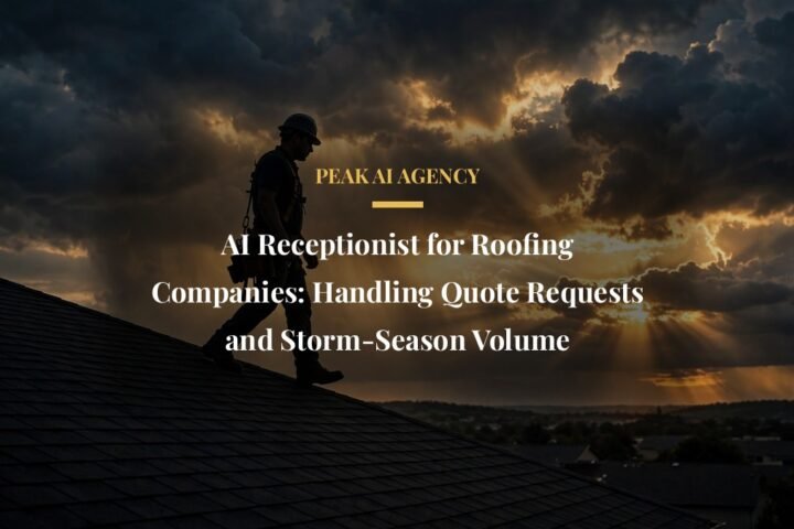 AI receptionist for roofing companies