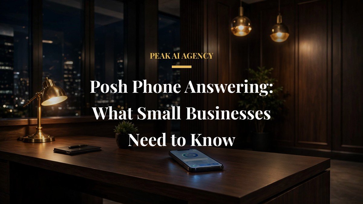 Posh Phone Answering: What Small Businesses Need to Know