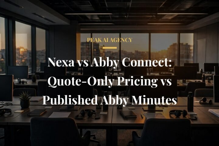 Nexa vs Abby Connect comparison pricing features and reviews 2026