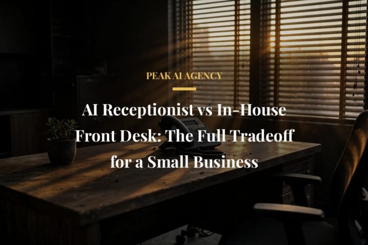 AI receptionist vs in-house front desk comparison
