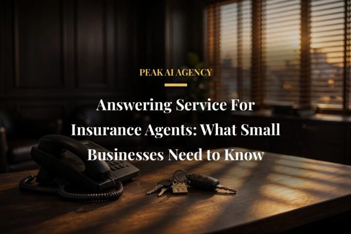 Answering service for insurance agents handling after hours first notice of loss claim calls and quote requests