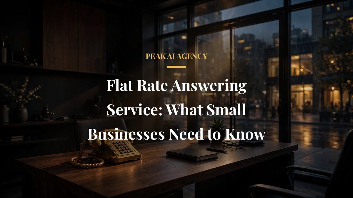 Flat Rate Answering Service: What Small Businesses Need to Know