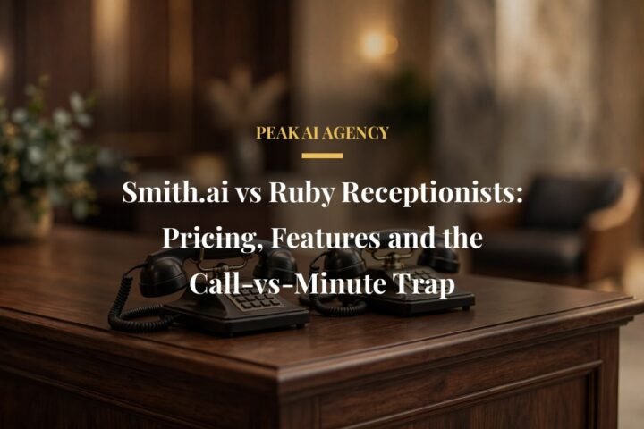 Smith.ai vs Ruby Receptionists comparison pricing features and reviews 2026