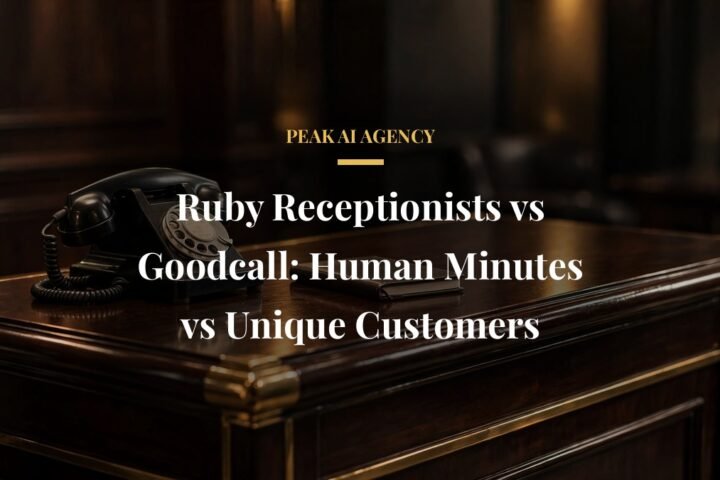 Ruby Receptionists vs Goodcall comparison pricing features and reviews 2026