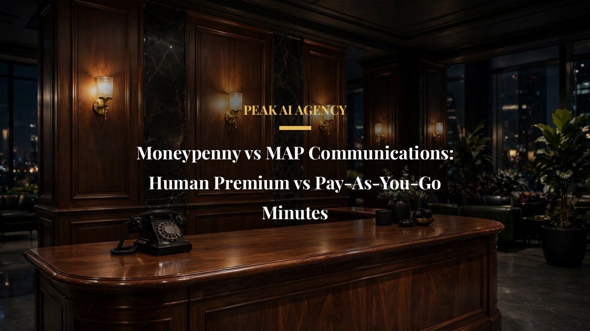 Moneypenny vs MAP Communications: Human Premium vs Pay-As-You-Go Minutes