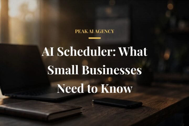 AI scheduler software auto scheduling tasks meetings and focus time on a small business calendar