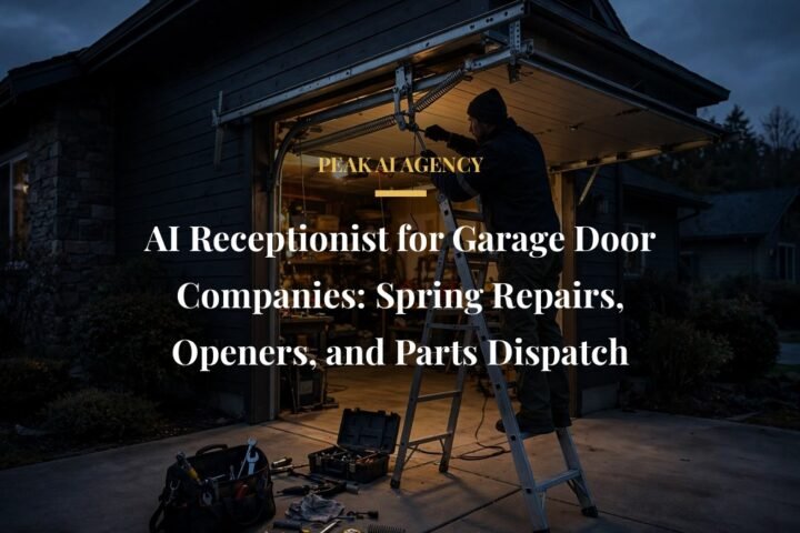 AI receptionist for garage door companies
