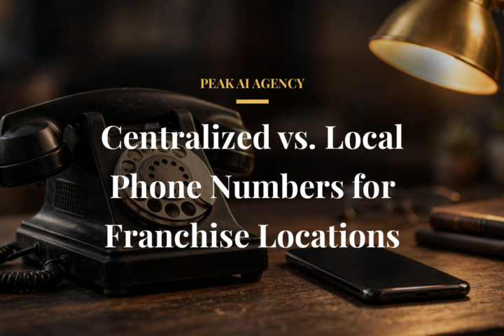 Centralized vs local phone numbers for franchise locations