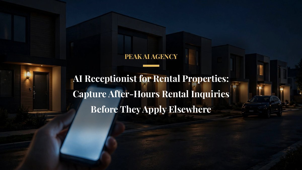AI Receptionist for Rental Properties: Capture After-Hours Rental Inquiries Before They Apply Elsewhere