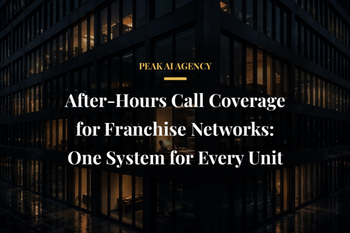 After-hours call coverage for franchise networks