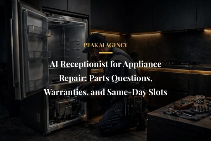 AI receptionist for appliance repair