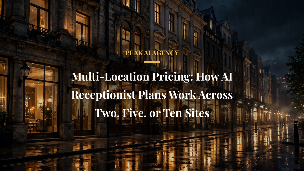 Multi-Location Pricing: How AI Receptionist Plans Work Across Two, Five, or Ten Sites