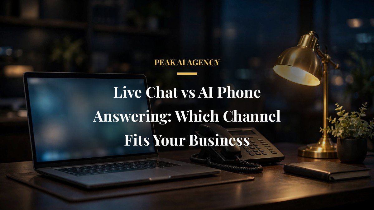 Live Chat vs AI Phone Answering: Which Channel Fits Your Business