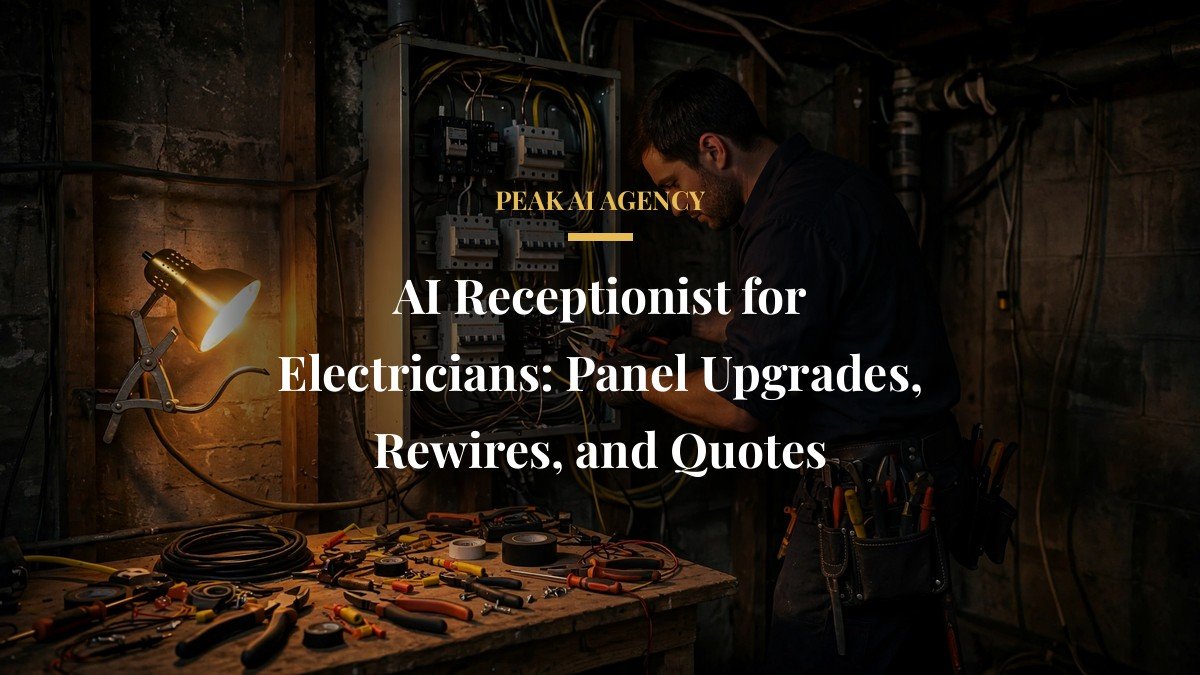 AI Receptionist for Electricians: Panel Upgrades, Rewires, and Quotes