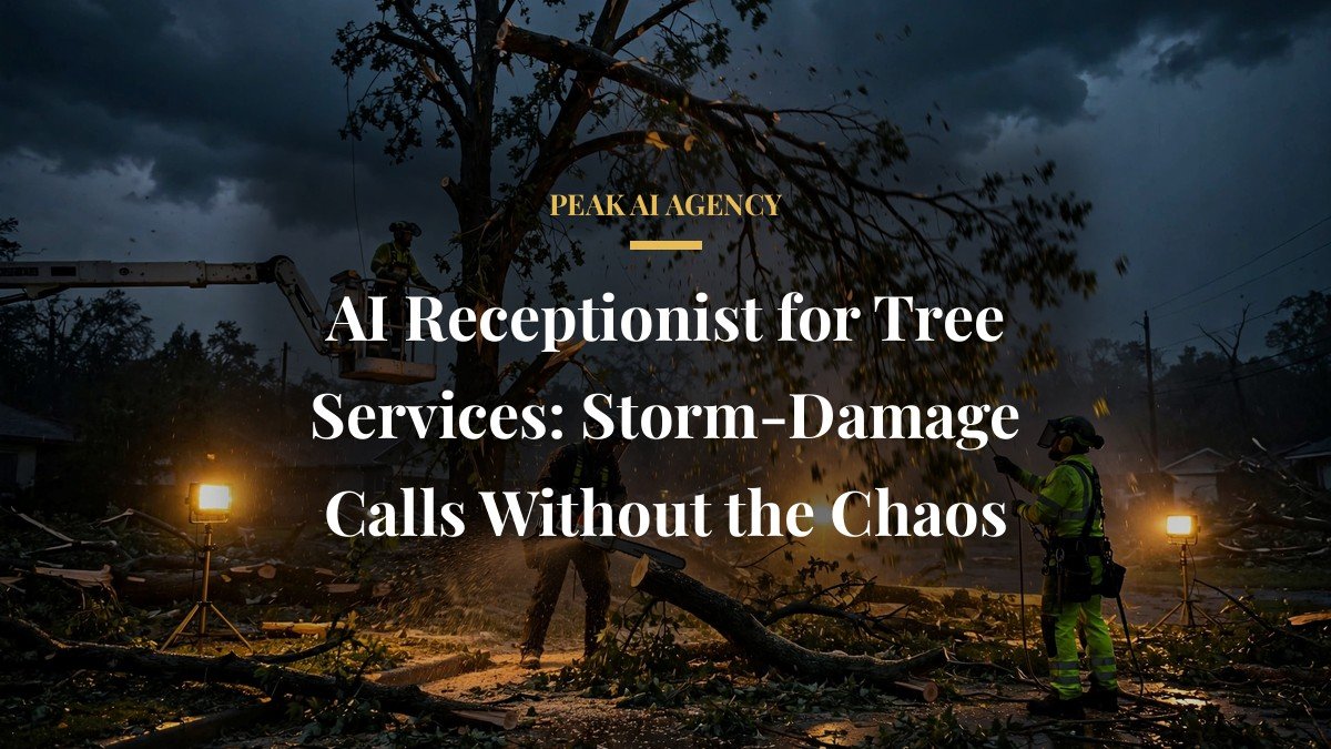 AI Receptionist for Tree Services: Storm-Damage Calls Without the Chaos