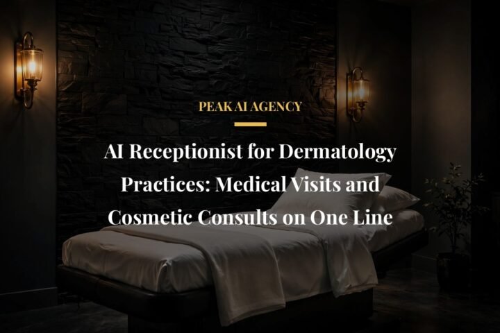 AI receptionist for dermatology practices handling medical and cosmetic calls