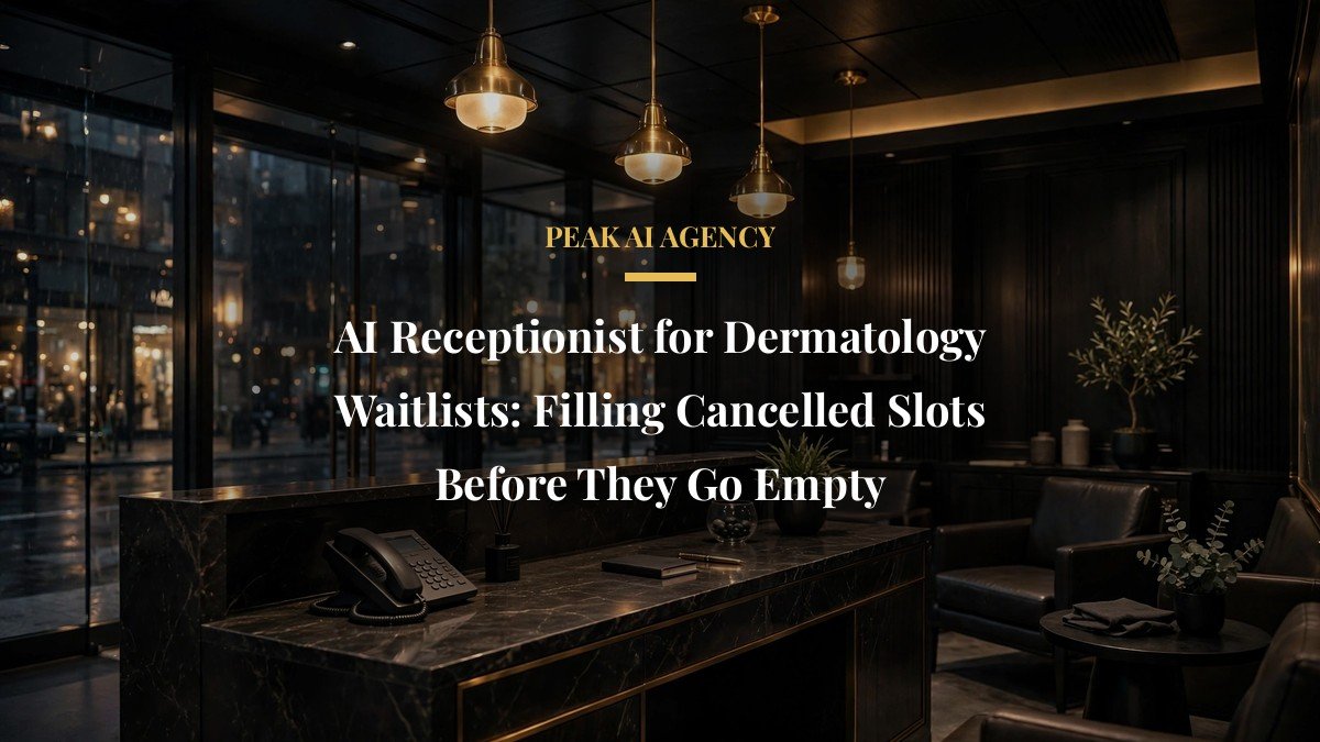 AI Receptionist for Dermatology Waitlists: Filling Cancelled Slots Before They Go Empty