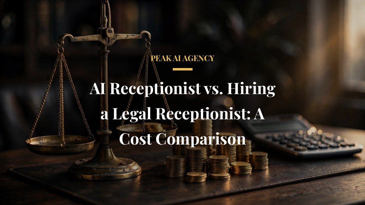 AI Receptionist vs. Hiring a Legal Receptionist: A Cost Comparison