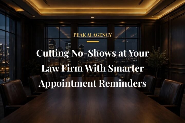 Law firm appointment reminders reducing consultation no-shows