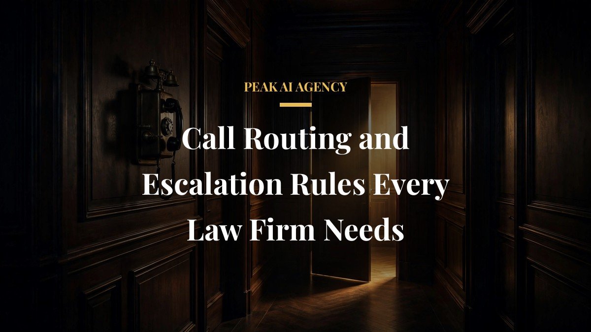 Call Routing and Escalation Rules Every Law Firm Needs