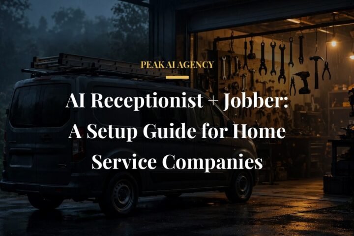 AI receptionist Jobber integration for home service companies