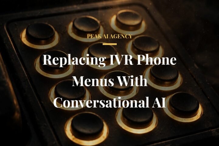 Replacing IVR phone menus with conversational AI receptionist