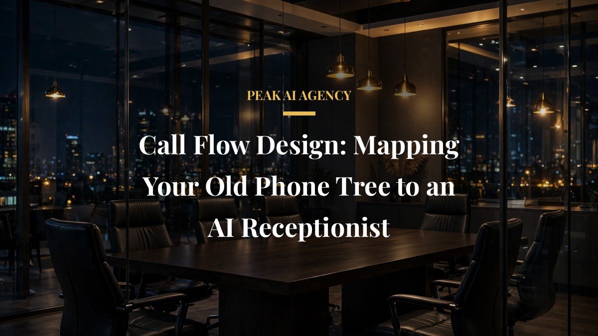 Call Flow Design: Mapping Your Old Phone Tree to an AI Receptionist