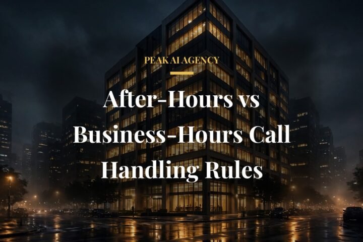 After-hours vs business-hours AI call handling rules