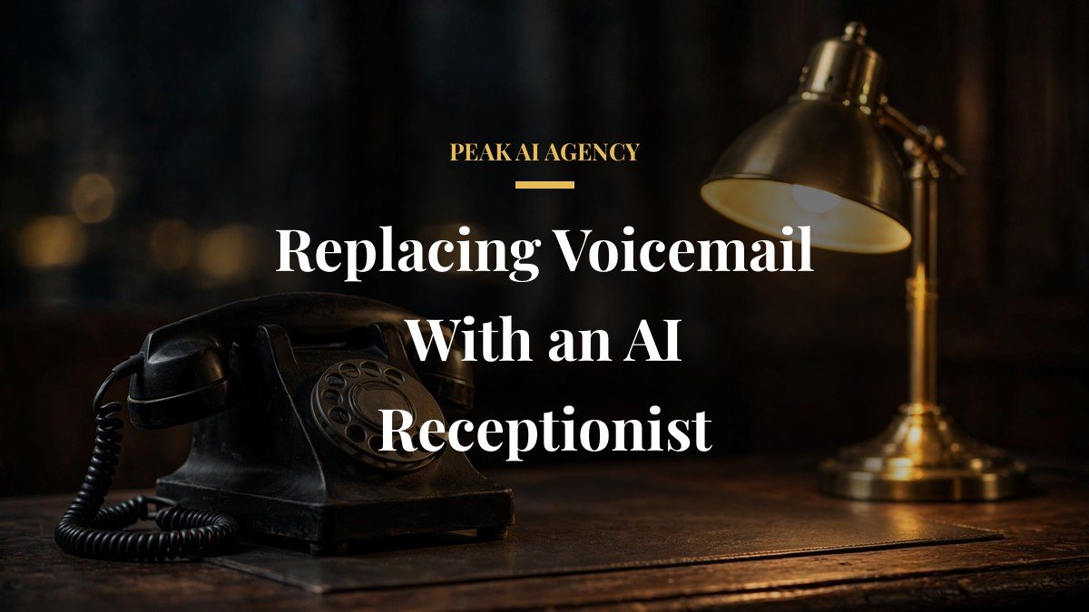 Replacing Voicemail With an AI Receptionist