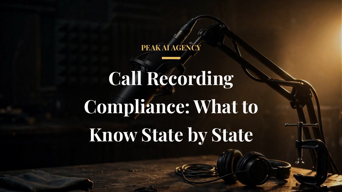 Call Recording Compliance: What to Know State by State