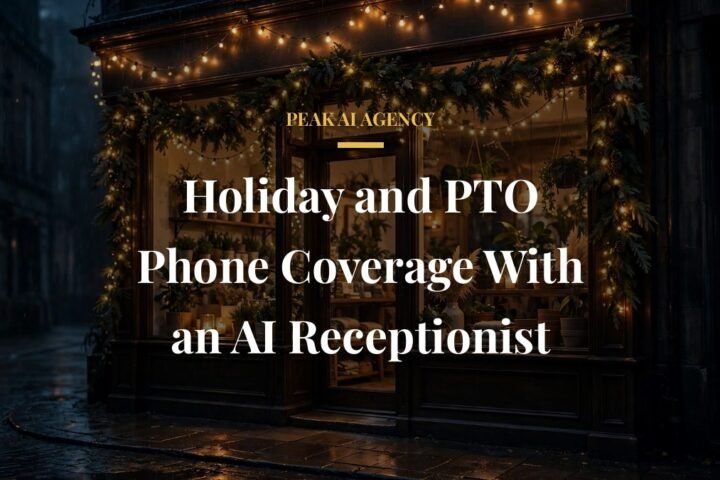 Holiday phone coverage with AI receptionist
