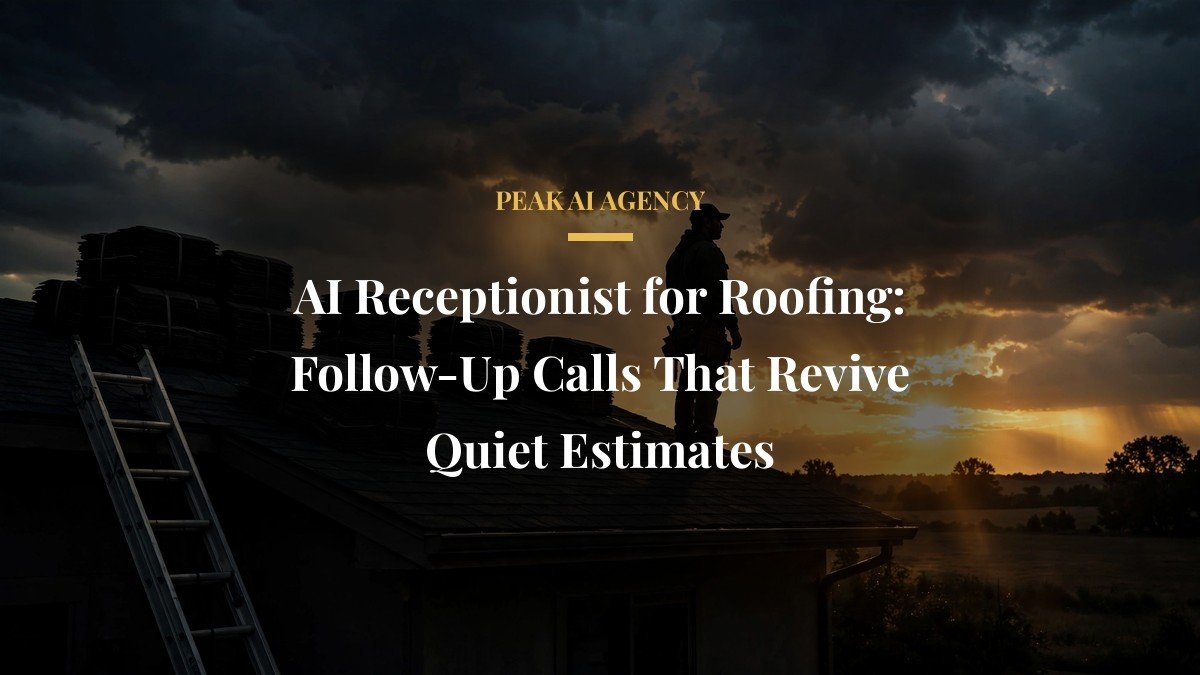 AI Receptionist for Roofing: Follow-Up Calls That Revive Quiet Estimates