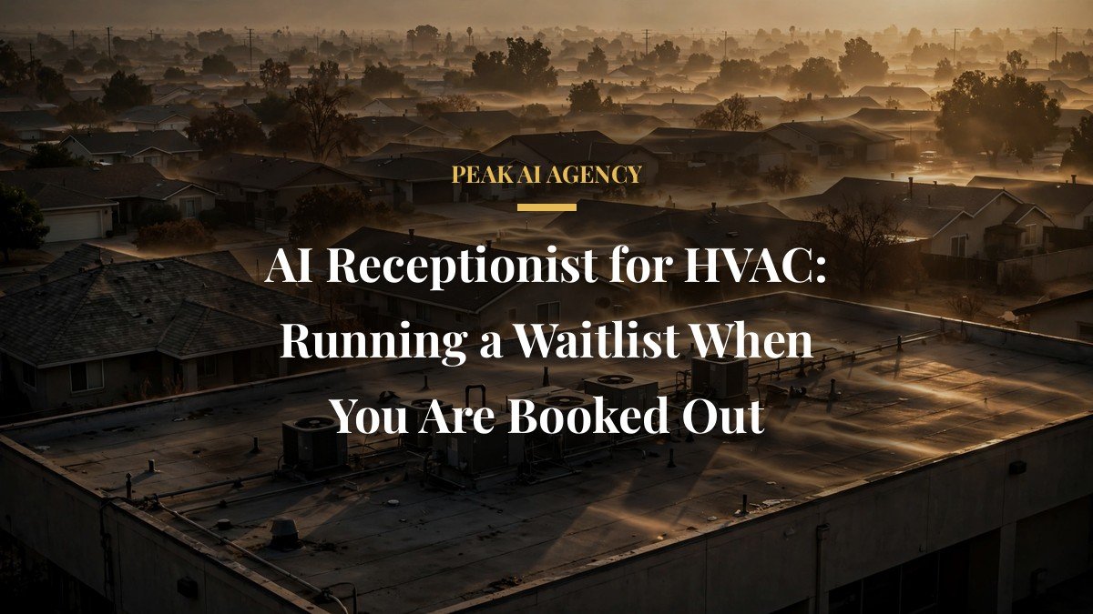 AI Receptionist for HVAC: Running a Waitlist When You Are Booked Out