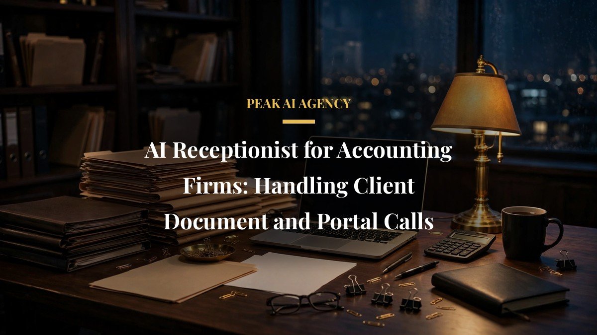 AI Receptionist for Accounting Firms: Handling Client Document and Portal Calls