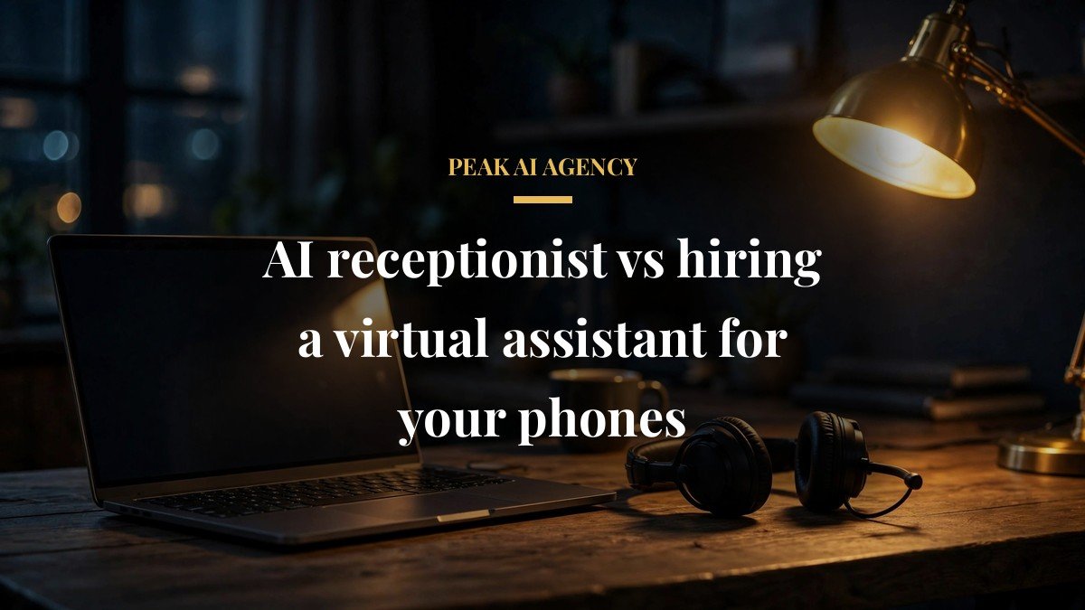 AI receptionist vs hiring a virtual assistant for your phones