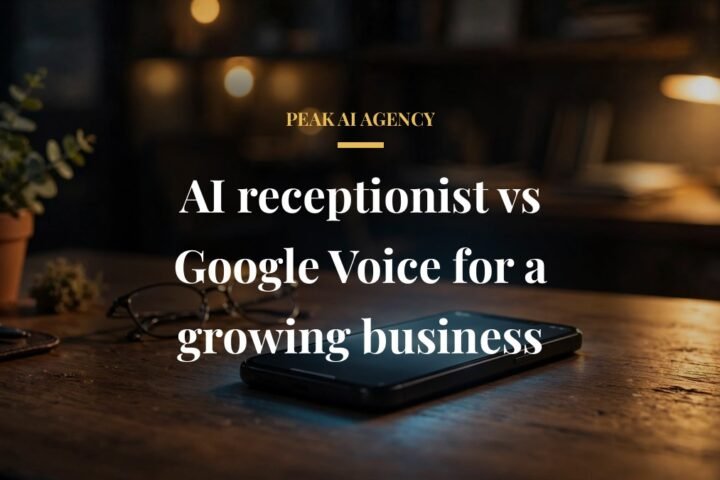 AI receptionist vs Google Voice for growing business