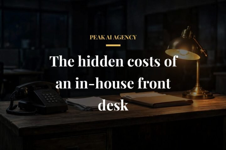 Hidden costs of an in-house front desk