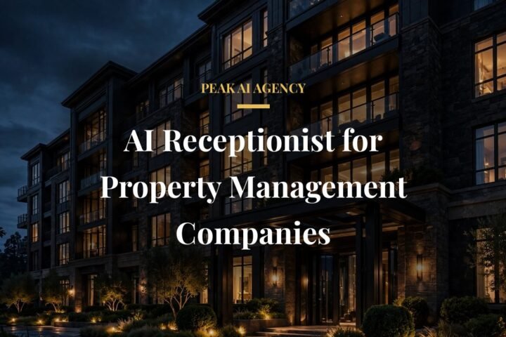 AI receptionist for property management companies triaging calls