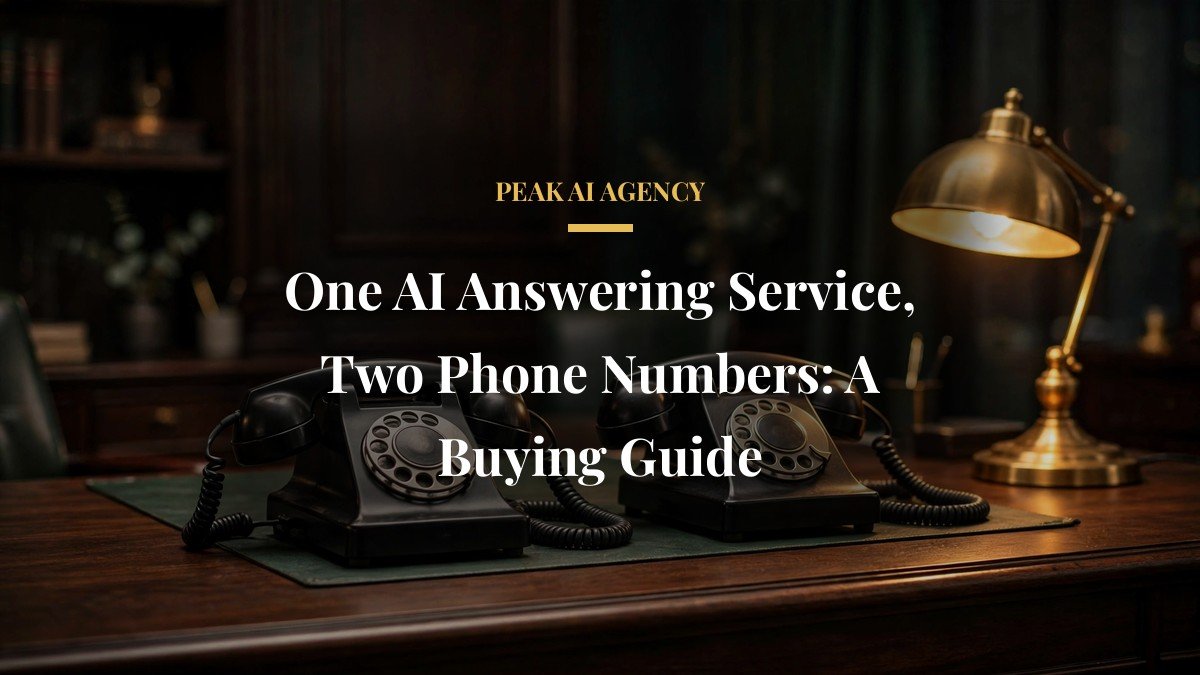 One AI Answering Service, Two Phone Numbers: A Buying Guide