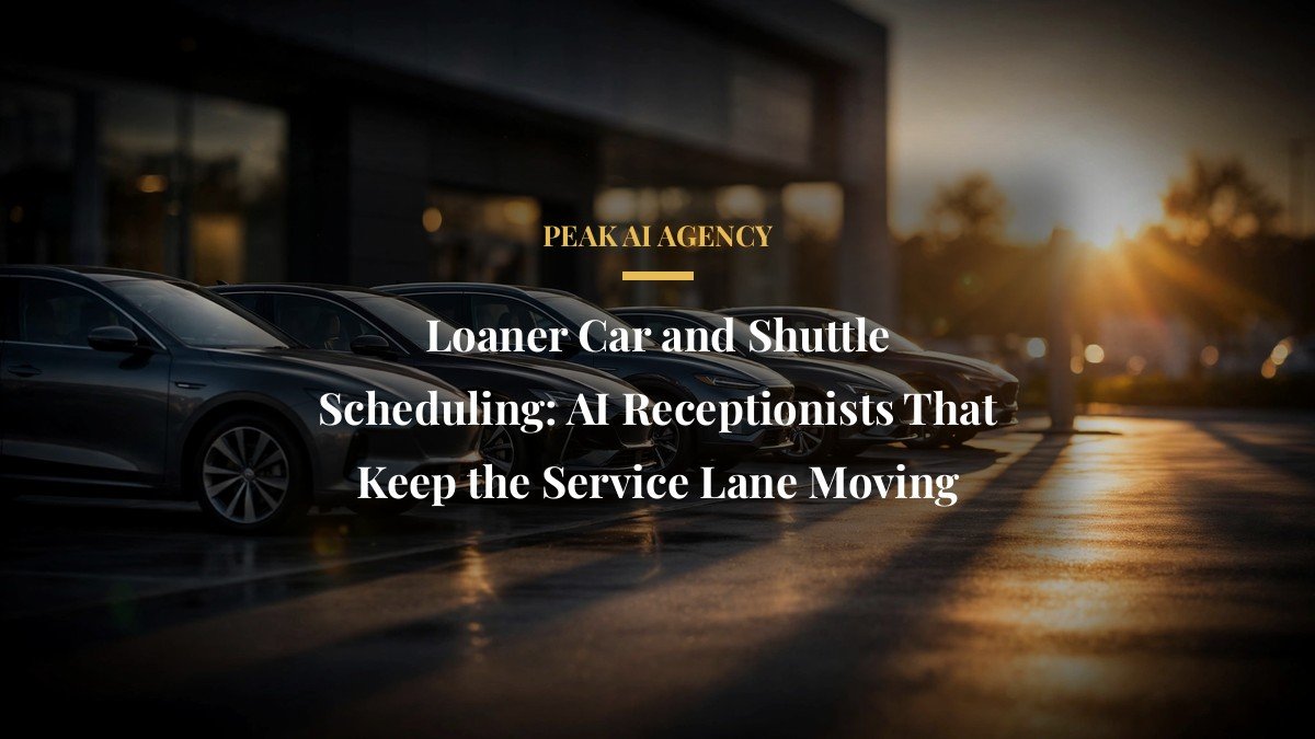 Loaner Car and Shuttle Scheduling: AI Receptionists That Keep the Service Lane Moving