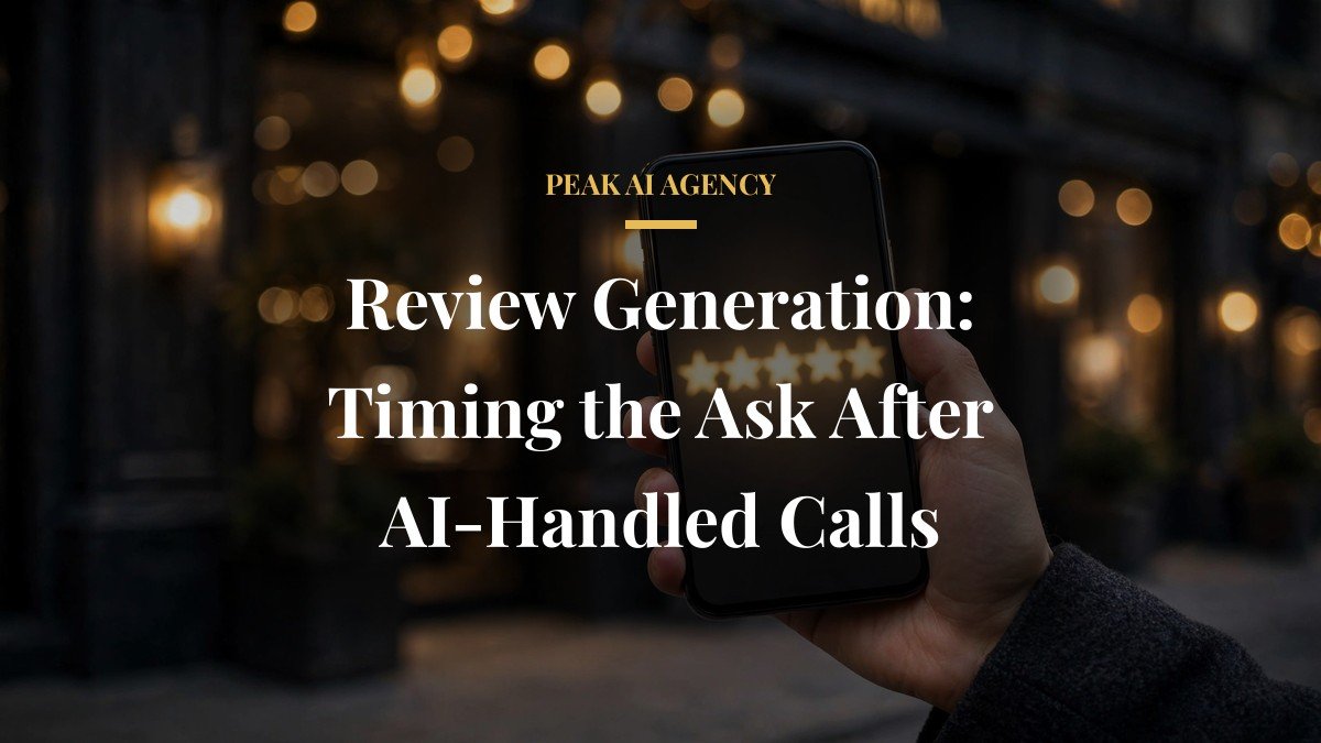 Review Generation: Timing the Ask After AI-Handled Calls