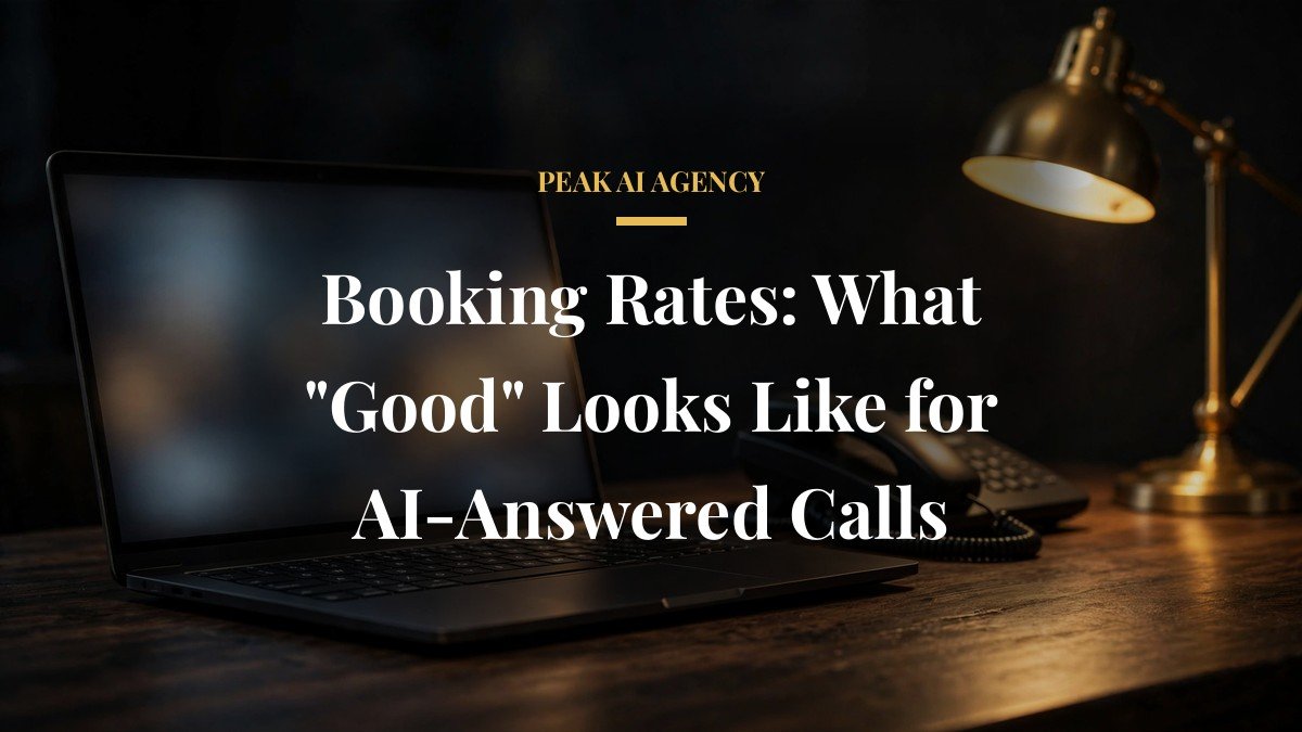 Booking Rates: What “Good” Looks Like for AI-Answered Calls