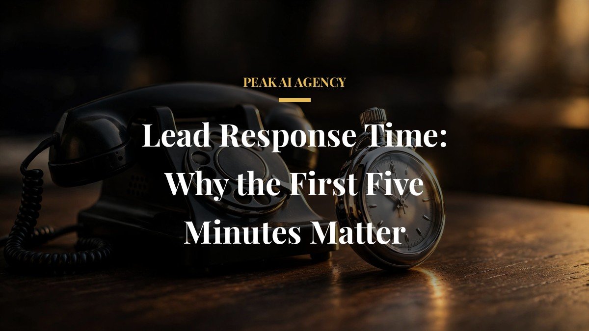 Lead Response Time: Why the First Five Minutes Matter