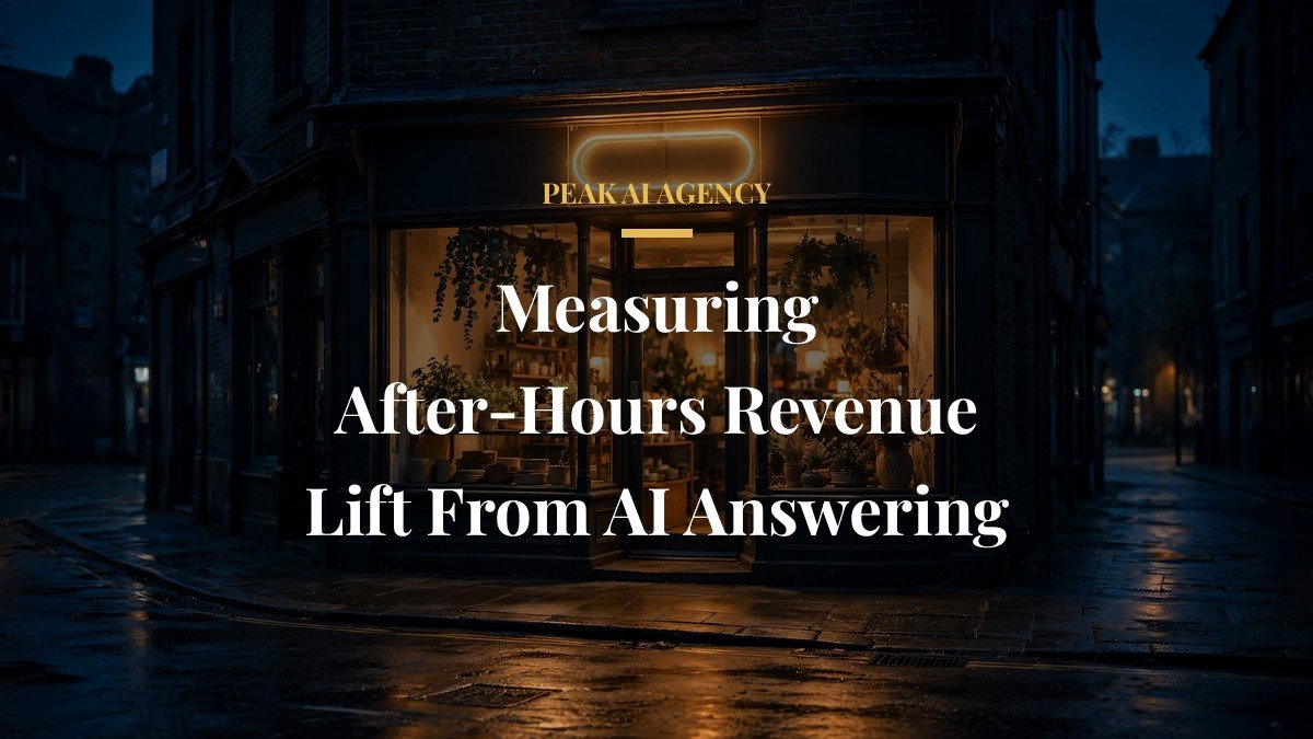 Measuring After-Hours Revenue Lift From AI Answering