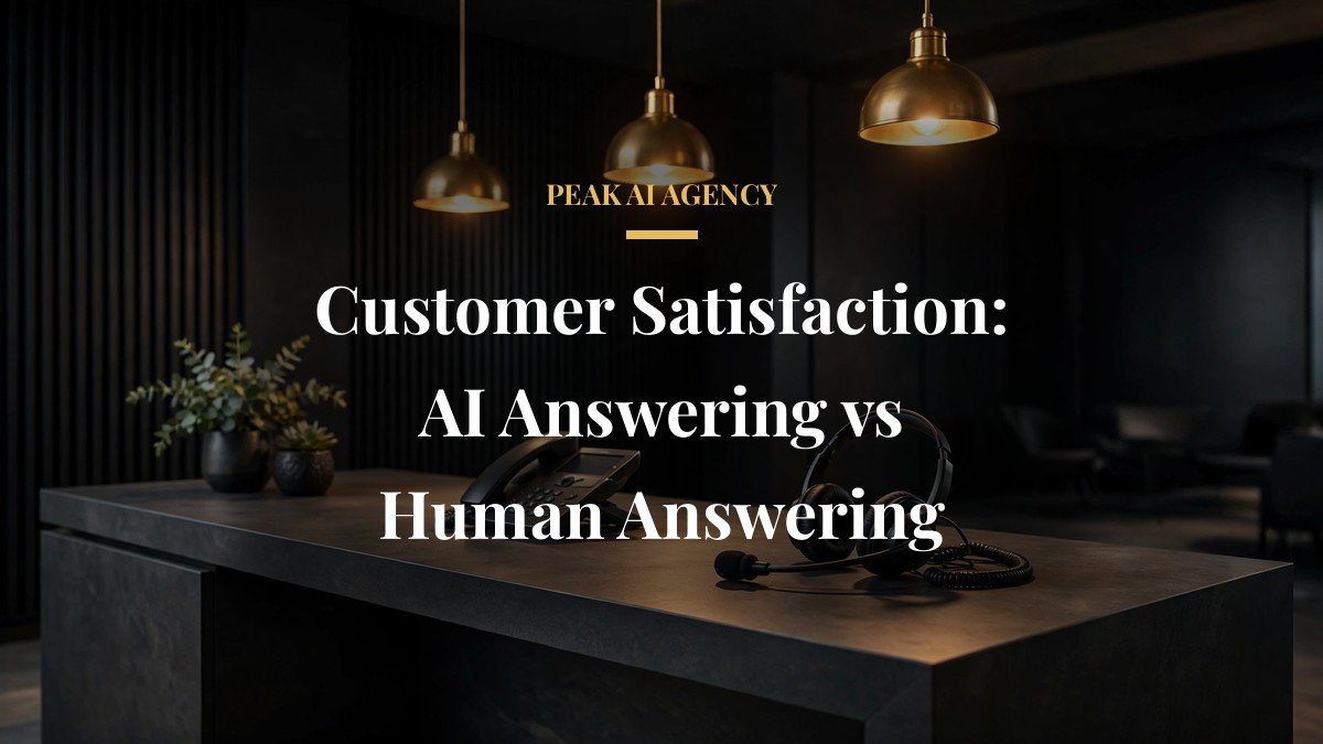 Customer Satisfaction: AI Answering vs Human Answering