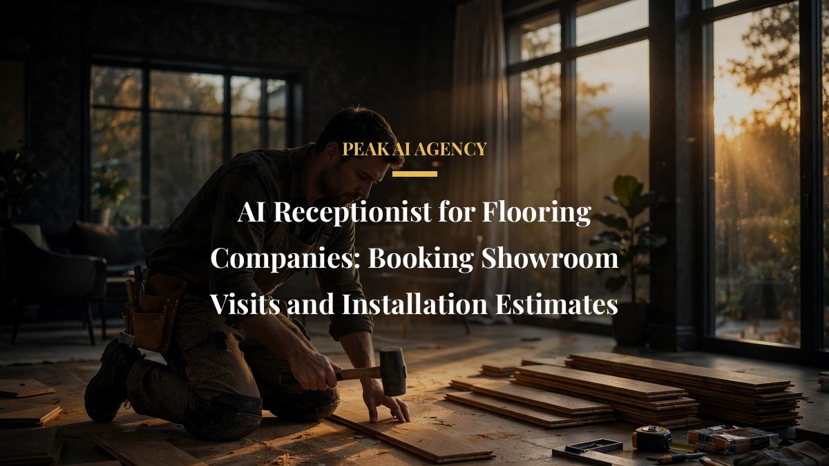 AI Receptionist for Flooring Companies: Booking Showroom Visits and Installation Estimates