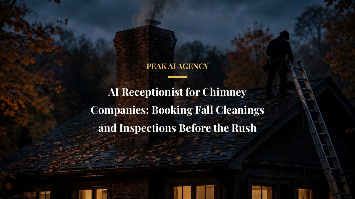 AI Receptionist for Chimney Companies: Booking Fall Cleanings and Inspections Before the Rush