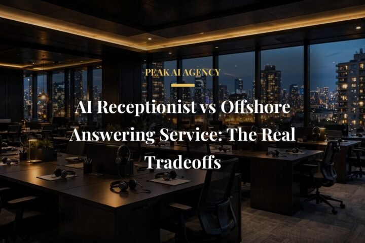 AI receptionist vs offshore answering service cost and quality tradeoffs