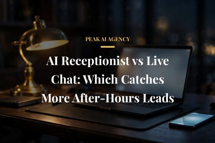 AI receptionist vs live chat for after-hours lead capture
